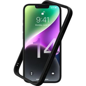 RhinoShield Bumper Case Compatible with [iPhone 14] | CrashGuard NX - Shock Absorbent Slim Design Protective Cover 3.5M / 11ft Drop Protection - Black