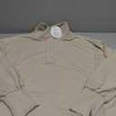 ANRABESS Women's Sweatshirts Oversized Casual Loose Button Up Henley Pullover Top High Low Split 2025 Fall Fashion Outfits Beige L