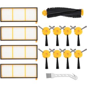 Colorfullife Replacement Parts for Shark Ion Robot RV700, RV720, RV750, RV750C, RV755, NOT Fit RV700N, RV750N, Replacement Part RVFFK700 and RVSBK700