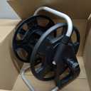 Garden Water Hose Reel Cart,Holds 50-60 Ft of 5/8 Inch Hose, Portable Hose Pipe Holder for Outside