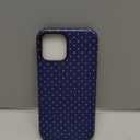 Jusy Compatible with MagSafe Polka Dot Case for iPhone 12 Pro Max, Cute Aesthetic Polka Dots Magnetic Phone Case, Soft TPU and Hard PC Protective Phone Cover for Women Girls (Matte), Navy Blue