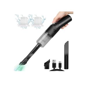 Auloea Portable Mini Car Vacuum Cleaner, High Power Cordless(400g) Handheld Rechargeable Vacuum Cleaner for Desk V06