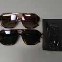 livho Trendy Polarized Square Aviator Sunglasses Women Men Square Eyewear Frame, Retro Sun Glasses for Women Men 2025 Shades