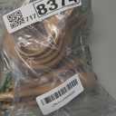 10 Piece Measuring Cups and Measuring Spoons Set, Handcrafted Wood Measuring Cups with Tablespoon Teaspoon Measuring spoons for Dry Ingredients, Natural Wooden Measuring Set for Cooking Baking