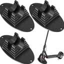 3 Pcs Scooter Stand Parking Kick Scooter Holder Stand Black Suitable for 95 mm to 120 mm Scooter Wheels Multiple Scooter Rack Organize Scooters Accessories Floor Scooter Storage Stable Base