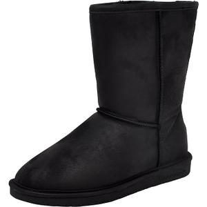 BEARPAW Emma Short Women's Classic Winter Slip On Boots, Lightweight Suede Boots, Size 7