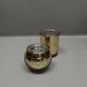48PCS Assorted Gold Votive Candle Holders Bluk, Gold Wedding Decorations, Mercury Glass Candle Holder for Tea lights, Christmas Party Wedding Diwali Centerpieces for Table, Wedding Party Supplies