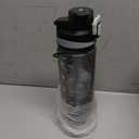 Water Bottle, 32 oz Motivational Water Bottles with Time Marker-Tritan & BPA Free, Sports Water Bottle with Time to Drink & Strap, Wide Mouth, Leakproof -Gift for Christmas Gym Fitness & Outdoor