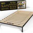 Wooden California King Bed Slats for Support Under Mattress – Replacement Wood Slats for California King Size Bed Frame – Under Mattress Support Without Extra Height – 3.38 Standard Width