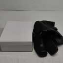 DREAM PAIRS Women's Square Toe Knee High Boots Motorcycle Riding Pull-on Fashion Long Biker Boots for Women,Size 9, Black