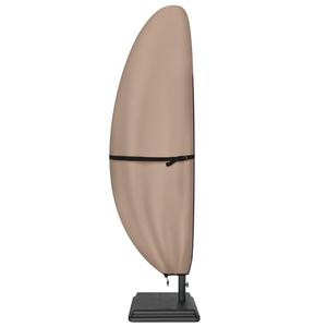 ULTCOVER Patio Parasol 600D Waterproof Outdoor Offset Banana Style Umbrella Cover - Fits Cantilever Offset Umbrella 7.5-11.5 Feet