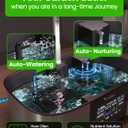 LetPot LPH-Max Hydroponics Growing System Kit, 21 Pods APP & WiFi Automatic Controlled Smart Indoor Garden with 36W LED Grow Light, Auto Drip Irrigation Kits, Self-Managed Nurturing & Watering