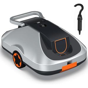 Wireless Pool Robot, Wireless Pool Robot Vacuum Cleaner, 200 Minutes Runtime, Auto Reverse, Ultra-Thin Filtration, Smart Navigation, Compact and Portable for Outside Pools