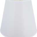 Aspen Creative 32802 Transitional Hardback Empire Shape Spider Construction Lamp Shade in White, 18" wide (11" x 18" x 15")