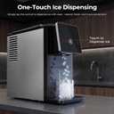 Nugget Ice Makers Countertop with Self Dispensing Ice Design, 35.5Lbs/24Hrs