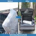 Twin/Twin XL Foam Mattress Vacuum Bag for Moving, Mattress Vacuum Seal Storage Bag with Straps