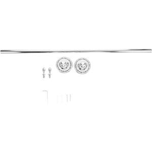 Angoily Stainless Steel Bathroom Towel Rack Wall Mounted Towel Bar Rod Space-Saving Holder for Kitchen Cabinet Wet Environment Use with Modern Design