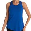 Aeuui Womens Workout Tops for Women Racerback Tank Tops Mesh Yoga Shirts Athletic Running Tank Tops Sleeveless Gym Clothes, S