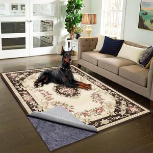 Waterproof Non-Slip 1/4 Extra Thick 9x12 ft Rug Pad for Large Area Rugs Durable Felt Floor Protection pad for All Floors, Suitable for Cutting. Rug Pads Keep Rugs in Place and Provide Cushioning, Grey 