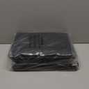 Bagnizer Large 22 Quart Linen Fabric Foldable Storage Bin Cube Organizer Basket with Flip-Top Lid & Handles, Clothes Blanket Box for Home, Office, Closet, Black, 4 Pack 14.6 x 9.5 x 9.5