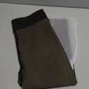 Fleece Lined Tights Footless Women Sheer Warm Pantyhose Leggings Toeless Fake Translucent Thermal Thick Winter No Feet Tights (Large, Black)