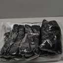 Velmitten 4 Pcs Halloween Wizard Costume Set Long Hooded Black Cloak Adult with Gold Costume Walking Cane for Hooded Cape Masquerade Cosplay Party