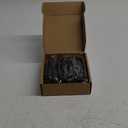Ravinte 10Pack Solid 3-3/4" Square Foot Cabinet Arch Pull Kitchen Cabinet Handles Matte Black Cabinet Pulls Black Drawer Pulls Kitchen Cabinet Hardware Kitchen Handles for Cabinets Cupboard Handles (3-3/4 Inch Hole Center)