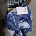 42x42 Inch Puppy Playpen with Cover, Dog Playpen for Puppies or Small Dogs, Pet Fence for Indoor & Outdoor, Sturdy Safety DogPen with Thickened Fabric, High-Strength Nylon Wire Mesh, Blue