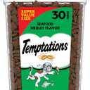 Temptations Cat Treats, Classic Crunchy and Soft Cat Treats, Seafood Medley Flavor, 30 oz. Tub (1.88 Pound (Pack of 1))