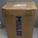 MIULEE Pinch Pleated Thick Linen Curtains 90 Inch 4 Panels Set Back Tab Memory Trained Pinch Pleat Semi Sheer Light Filtering Privacy Curtain Let Light in Window Drapes for Living Room Bedroom Taupe