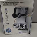 PS5/Slim/Pro Wall Mount Kit with Cooling Fan & Charging Station, PS5 Shelf Floating Mount for All PlayStation 5/Slim/Pro Disc & Digital Console, PS 5 Wall Bracket Behind TV, PS Five Pro Accessories