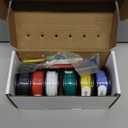 Fermerry 20 AWG Stranded Wire Spool 10ft Each 6 Colors Flexible 20 Gauge Silicone Hook up Wire Kit Electrical Tinned Copper Wire, 10FT, 20 AWG-6C
