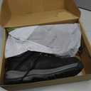 Wide Steel Toe Shoes for Men Orthopedic Safety Shoes with Arch Support, Waterproof Non Slip Work Shoes Comfortable Cushioned Walking Shoes, Size 8.5 M