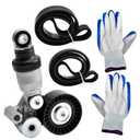 Complete Serpentine Belt Drive Component Set with Tensioner Pulley Compatible with 2012-2021 Mazda 3 6 CX-3 CX-5 CX-9 CX-30 MX-5 Miata 2.0L 2.3L 2.5L Replace 90K-39390 K060380 999630A 39390