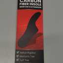 Carbon Fiber Insole(1 Pair): Rigid Shoe Insert for Men & Women - for Morton's Toe, Turf Toe, Hallux Limitus and Rigidus, Arthritis - Alternative to Post Op Shoe(285mm,Fit W Size 12-12.5, Mens 11-11.5)