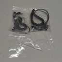 Police Earpiece 3.5 mm 1 pin Listen Only Acoustic Tube Earpiec Surveillance Headset with One Pair Medium Earmolds for 2 Way Radios Speaker Mics