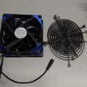 24V DC 120mm 4.72inch High-Speed Moisture-Proof IP44 Exhaust Muffin Cooling Fan-3000RPM Cooling Solution for Humid Environment 2-Pack