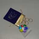 CORODER Blue Hedgehog Bag Include Acrylic Diamond Gems Gold Power Rings Birthday Party Favor Supplies Decoration For Kids Party.