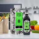 Soeos Organic Low Sodium Soy Sauce 16.2oz (480ml), USDA Organic, Naturally Brewed Soy Sauce, Soy Sauce Organic, Dark Soy Sauce, Pure Ingredients, Marinade for Meat & Vegetables., Black