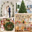 2 x 36 Pcs Velvet Bows for Christmas Tree Decorations Indoor, Vintage Christmas Tree Bows Velvet Ornaments for Garland Wreath Gift Wrapping Bags Door Fireplace Holiday Decor, Black(5" * 7")