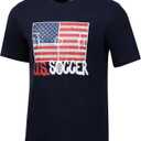 Been There Premium Hand Tailored US Soccer SS T Shirt (Black, XL)