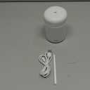 Portable Mini Humidifier, Colorful, Cool Mist, USB Powered. Perfect for Bedroom, Office & Car (300ml, White)