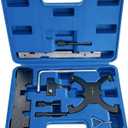 9Pcs Engine Camshaft Alignment Timing Tool Kit, Timing Tool Kit Compatible with Ford Focus Fiesta Mazada 1.5 1.6 VCT, Camshaft Flywheel Locking Tools 303-1097