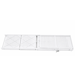 Foldable Metal Rack Storage Shelving Unit, Heavy Duty Carbon Steel, 5 Layers with Wheels, Rust - Pre Assembled, Stable Support, Ideal for Garage and Kitchen (5 Tier), White