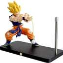 Super Saiyan Night Light, LED Wave Effect, Magnetic Display Stand Blue
