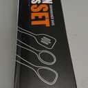 AOTHOD Silicone Cooking Utensils Set - 446F Heat Resistant Kitchen Utensils,Turner Tongs,Spatula,Spoon,Brush,Whisk,Kitchen Utensil Gadgets Tools Set for Nonstick Cookware,Dishwasher Safe (BPA Free) (Black)