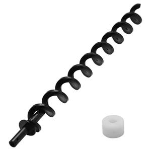 18 1/4" Auger Shaft Screw Replacement Parts for Pit Boss 700 Series Pellet Grills, Auger Flighting Shaft Kit with Auger Motor Bushing, Replacement Parts Number: 74079, 31893