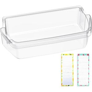 Upgraded W10803530 Refrigerator Door Shelf Bin Compatible with Whirlpool Maytag Refrigerator Parts,W10582649 Whirlpool Fridge Door Shelf Replacement AP5982593 WRT311FZDW00 WRT311FZDW01 Door Shelves