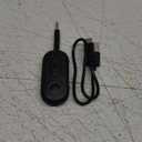 JXTZ Bluetooth 5.3 Transmitter Receiver, 2 in 1 Wireless Audio Adapter for TV, Headphone, Speaker, Aux Bluetooth Adapter for Car, Hand-Free Call, Portable Wireless Adapter for Gym, Airplanes, Home (Black)