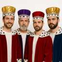Nicky Bigs Novelties Morph Adult Royal King Queen Crown Pageant Prom Formal Crowns Halloween Costume Medium